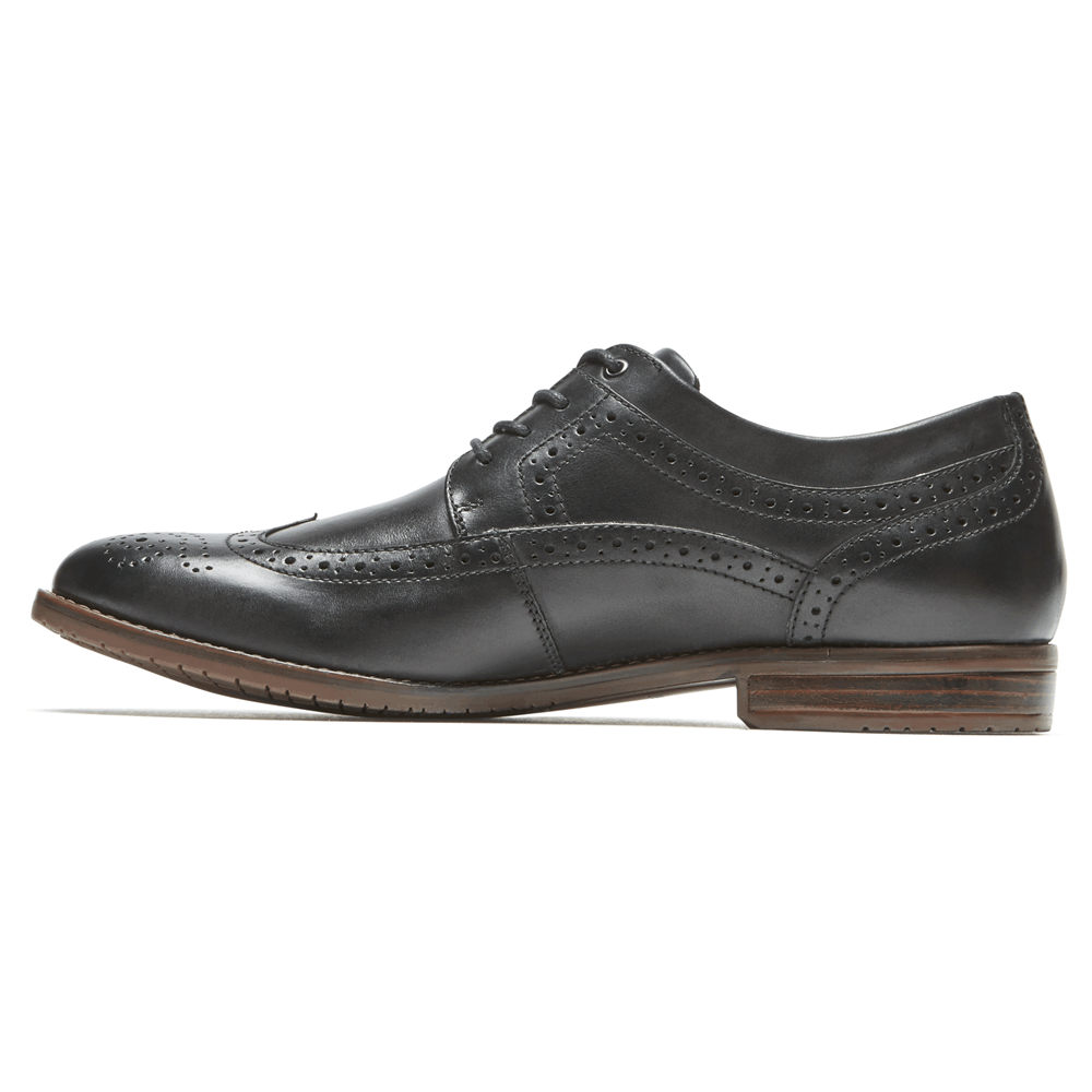 Oxfords Rockport Hombre Mexico - Style Purpose 3 Wingtip Negros - UJHTA3401